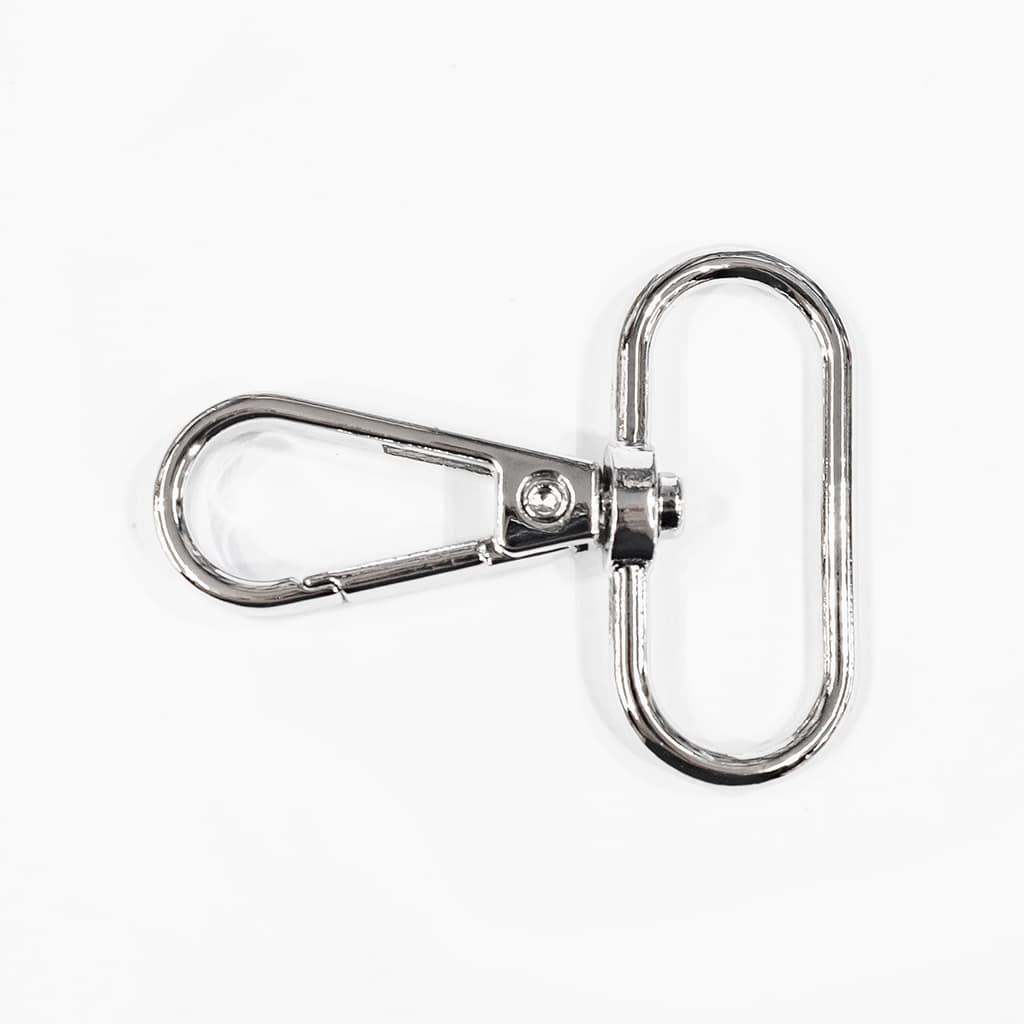 Карабины 32мм, серебристые, 2 шт - №2