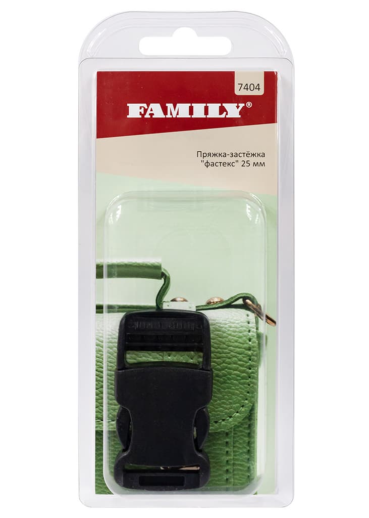 Пряжка-застёжка "фастекс" 25мм, черная