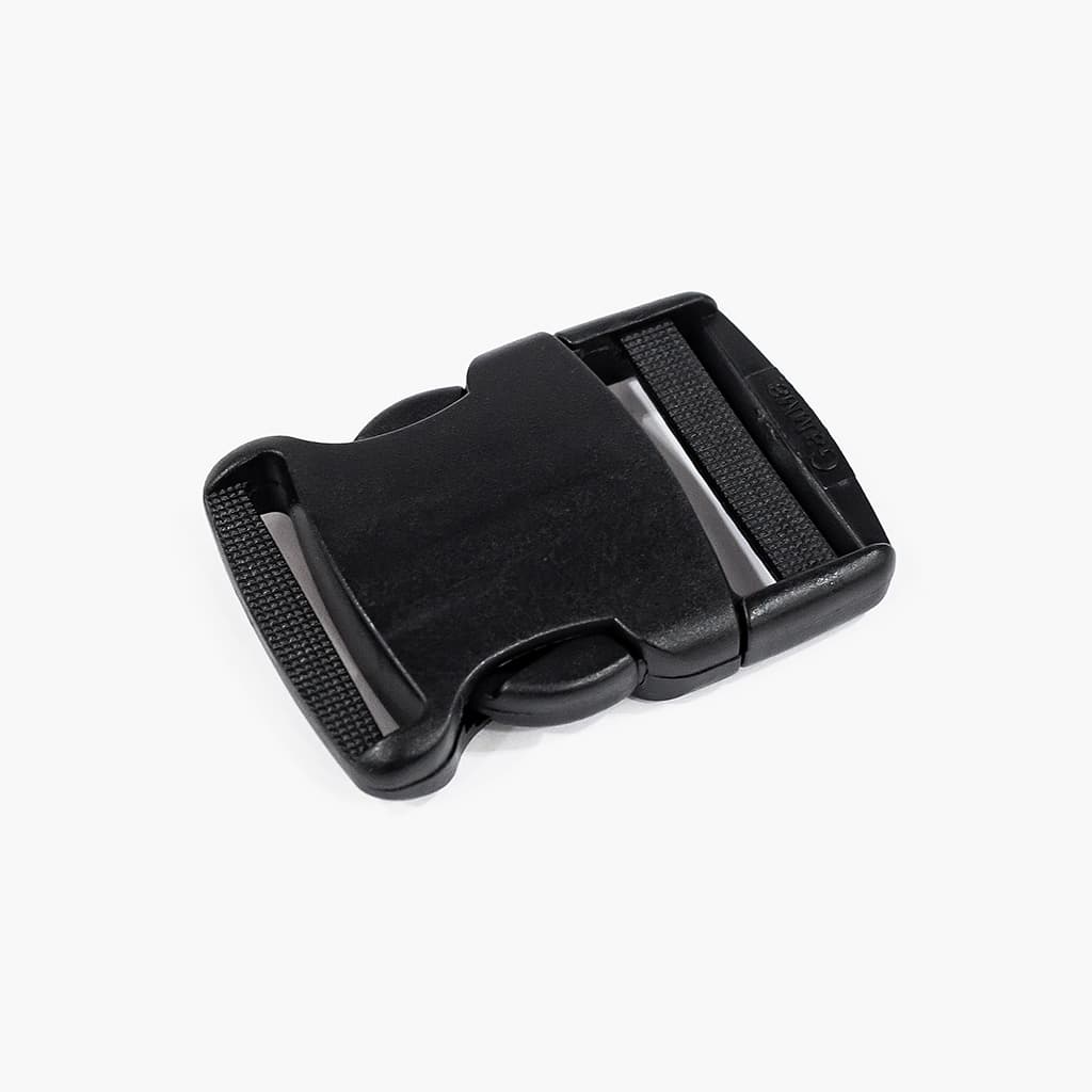 Пряжка-застёжка "фастекс" 38мм, черная - №1