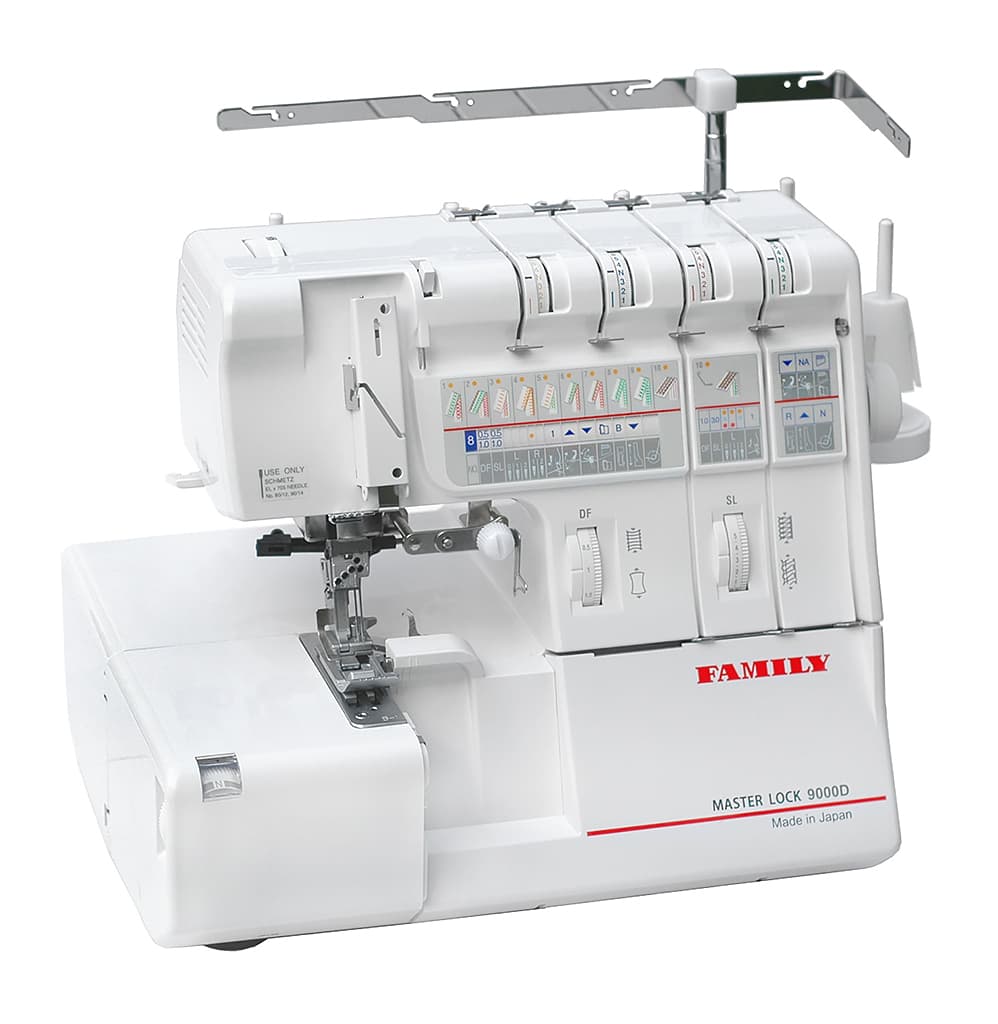5-ти (4, 3, 2-x) - ниточный оверлок + 3-х игольная 5-ти ниточная плоскошовная машина (коверлок) Family MasterLock 9000d