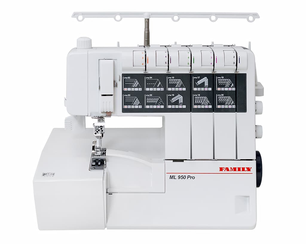 5-ти (4, 3, 2-x) - ниточный оверлок + 3-х игольная 4-х ниточная плоскошовная машина (коверлок) Family ML 950 Pro - №1