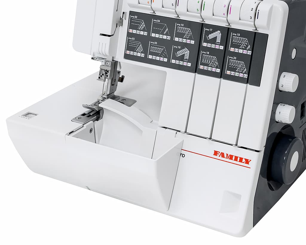 5-ти (4, 3, 2-x) - ниточный оверлок + 3-х игольная 4-х ниточная плоскошовная машина (коверлок) Family ML 950 Pro - №8
