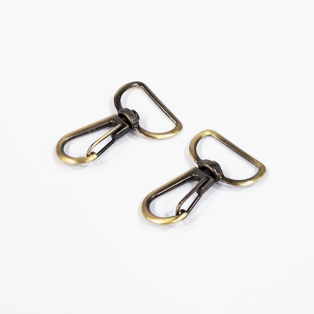 Карабины 20мм, бронзовые, 2 шт - №1