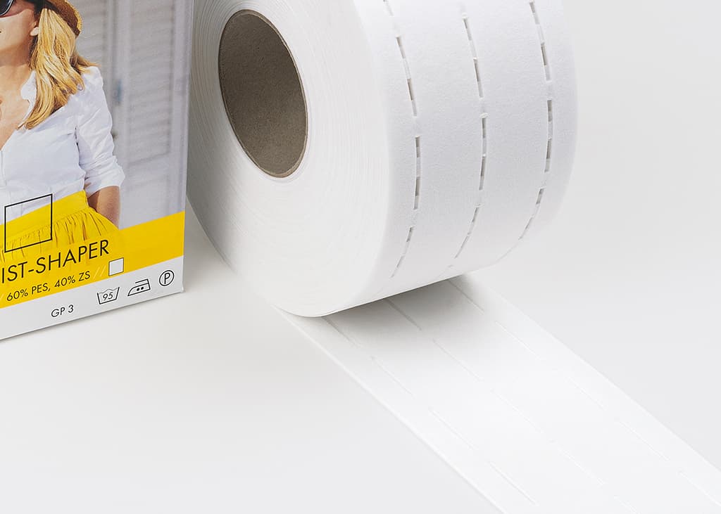 Лента клеевая со штамповкой Bundfix GP5 Поясная клеевая лента, белый - №1