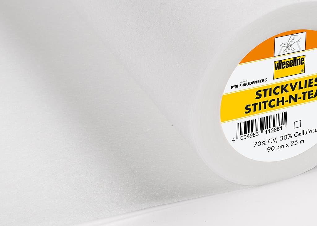 Стабилизатор отрывной для машинной вышивки Stickvlies Флизелин отрывной (90см х 25м) - №1