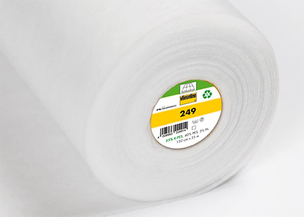 Широкая тонкая объёмная нашивная прокладка Vlieseline Volumenvlies 249 Флизелин тонкий объемный нашивной