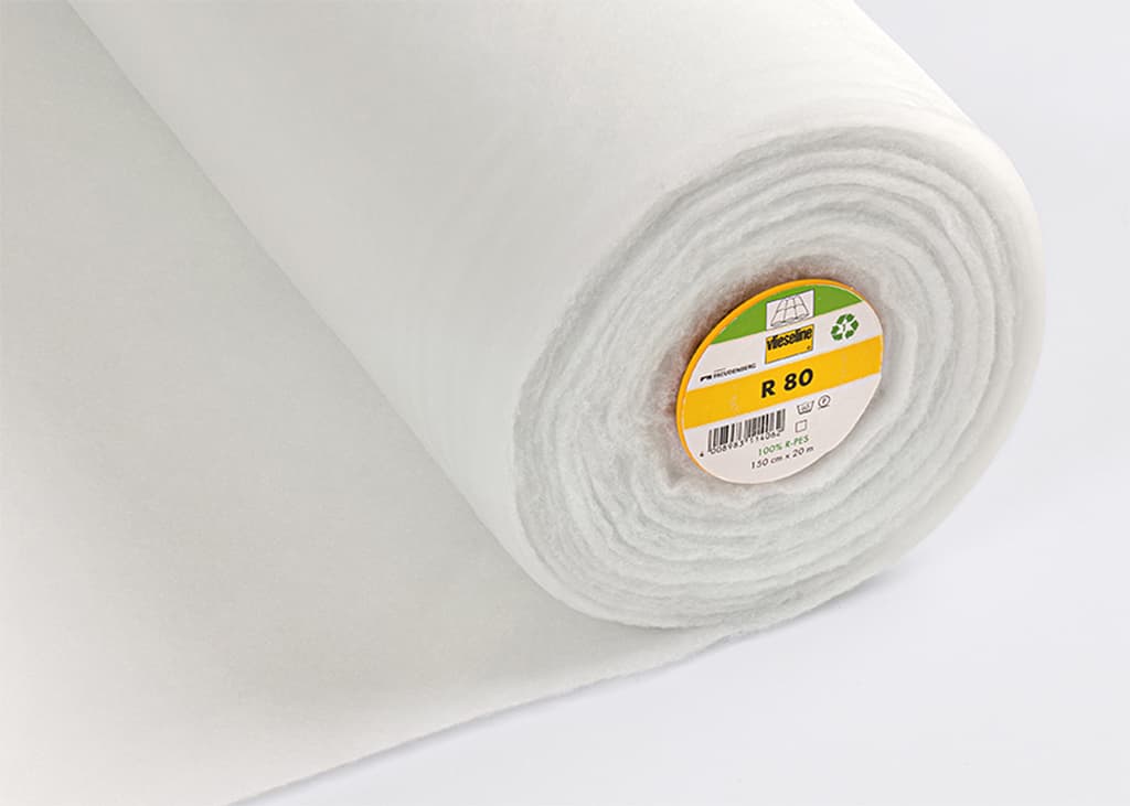 Легкая объемная нашивная прокладка Vlieseline Volumenvlies R80 Флизелин легкий объемный нашивной из переработанного полиэстера