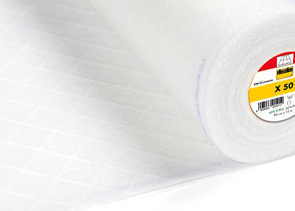 Объёмная прокладка с клеевыми квадратами Vlieseline Volumenvlies X50 Флизелин объемный тонкий клеевой - №1