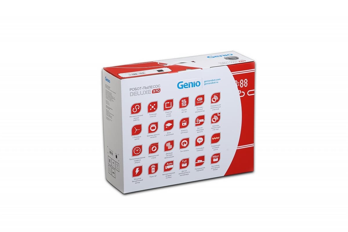 Робот-пылесос Genio Deluxe 370 Black (черный) - №5