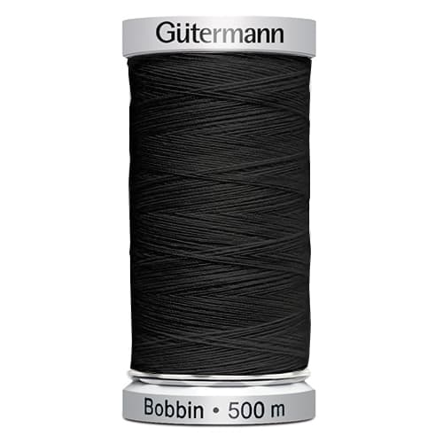 Нитки шпульные Gütermann Bobbin №150 500м Цвет 1005 черные
