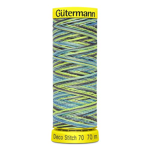 Нитки Gütermann Deco Stitch Multicolour №70 70м Цвет 9852