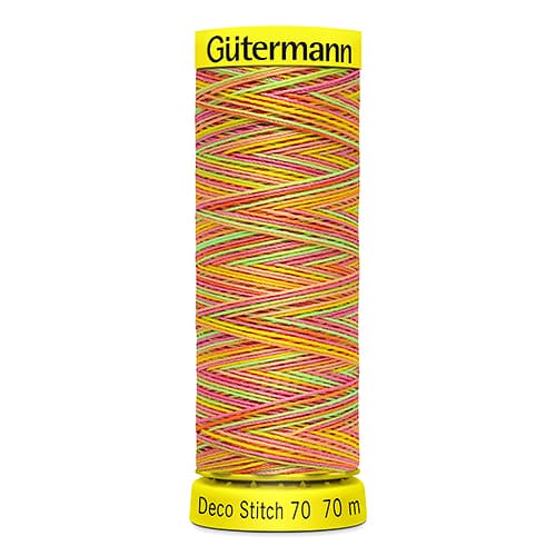 Нитки Gütermann Deco Stitch Multicolour №70 70м Цвет 9873