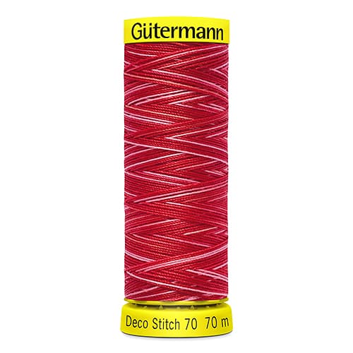 Нитки Gütermann Deco Stitch Multicolour №70 70м Цвет 9984
