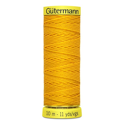 Gütermann Elastic 10м цвет 4009, желтый