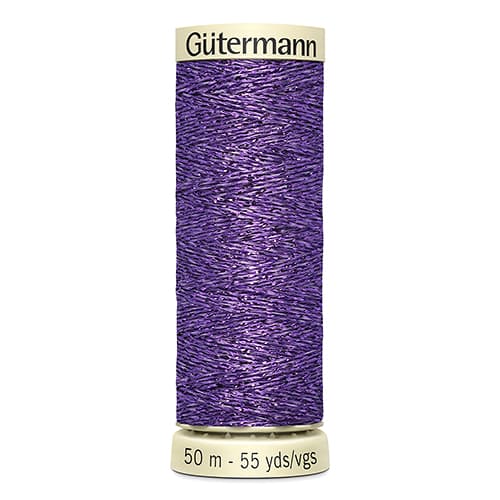Gütermann Metallic Effect №90 50м цвет 571, фиолетовый