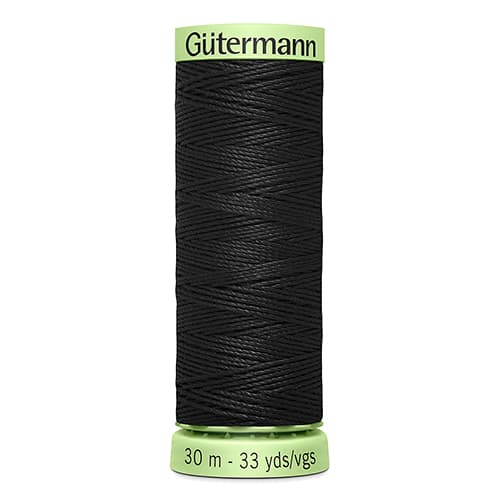 Нитки Gütermann Top Stitch №30 30м цвет 000