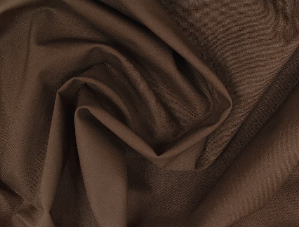 Ткань Gütermann Pure Colours однотонная, коричневая - №1