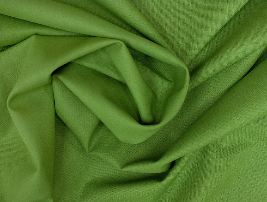 Ткань Gütermann Pure Colours однотонная, зеленая - №1