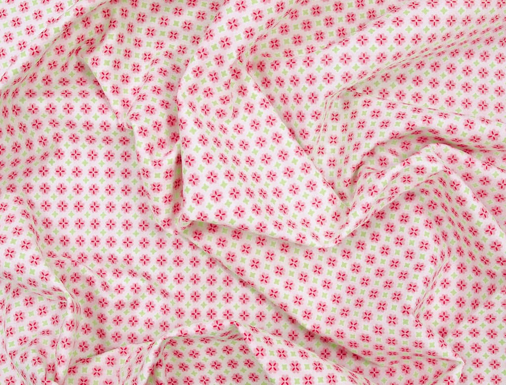 Ткань Gütermann Summer Loft (розоватый/розовые крестики) - №1