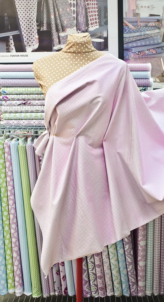 Ткань Gütermann Notting Hill (розовая "гусиная лапка") - №2