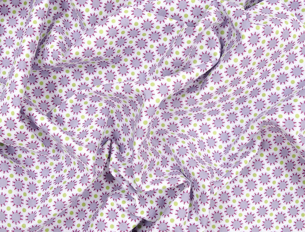 Ткань Gütermann Notting Hill (сиреневые мелкие круги) - №1