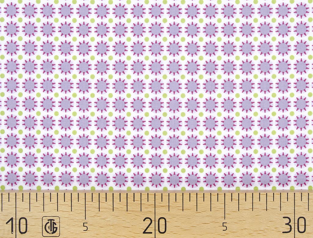 Ткань Gütermann Notting Hill (сиреневые мелкие круги)