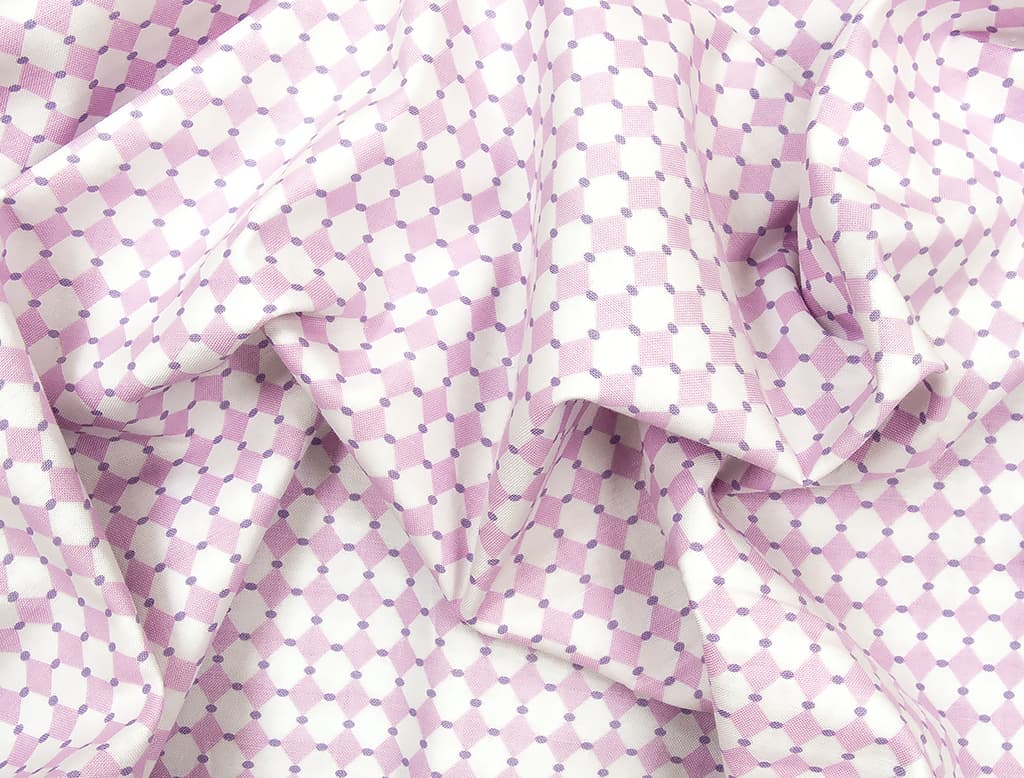 Ткань Gütermann Notting Hill (розовые ромбики) - №1