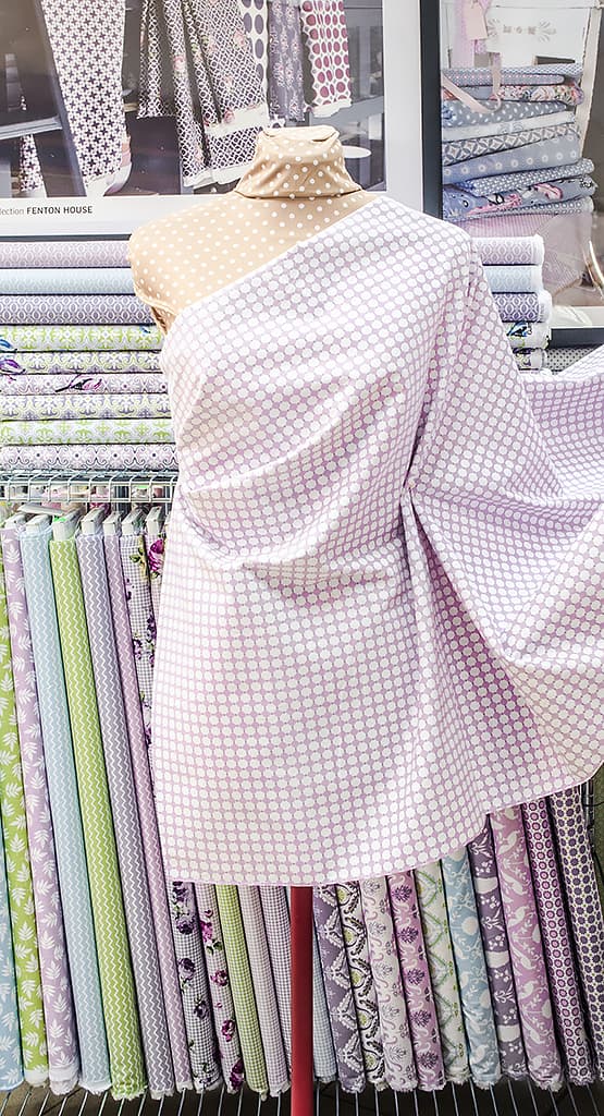 Ткань Gütermann Notting Hill (розовые ромбики) - №2