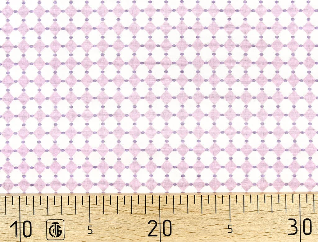 Ткань Gütermann Notting Hill (розовые ромбики)