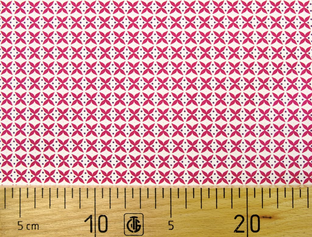 Ткань Gütermann Fenton House (красный в белые ромбики)