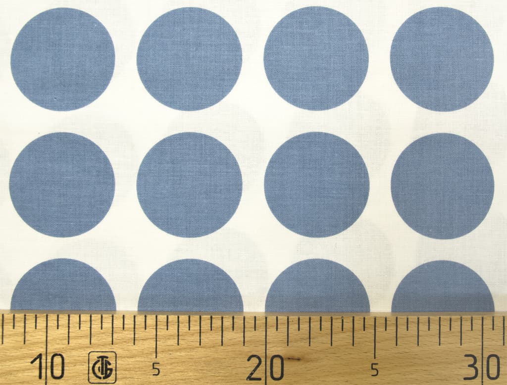 Ткань Gütermann Fenton House (большой голубой горох)