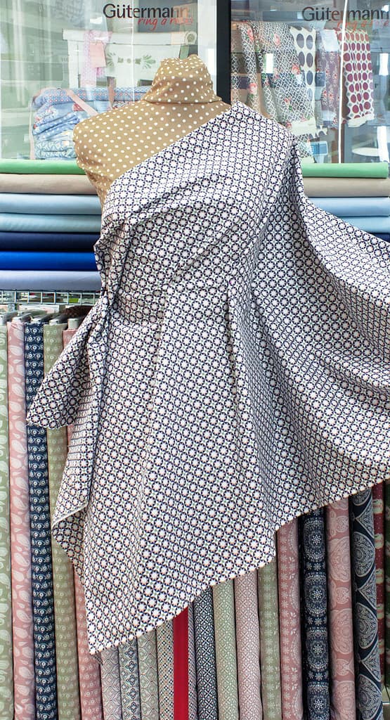 Ткань Gütermann Marrakesch (мелкая розово-синяя мозаика) - №2