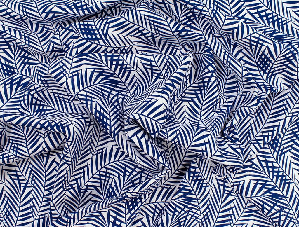 Ткань Gütermann Blooms (синие веточки на белом) - №1