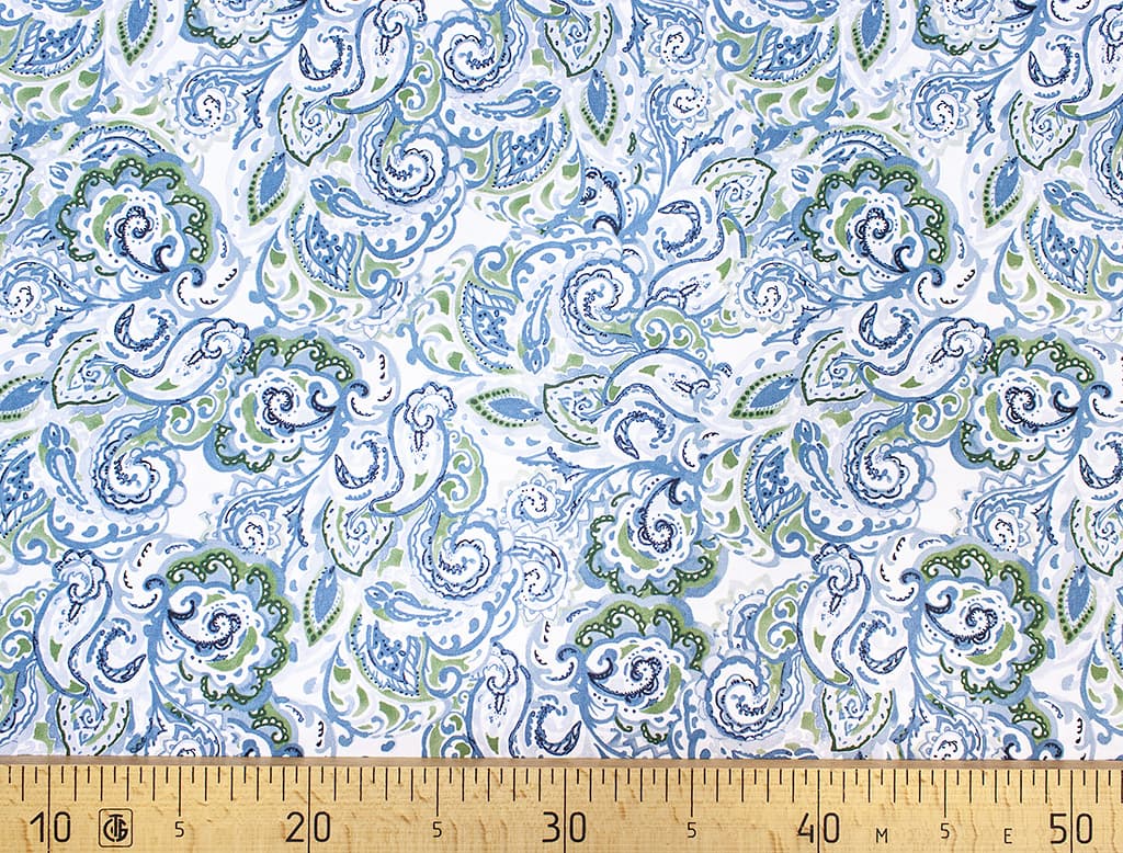 Ткань Gütermann Unique (морская пена в голубом)