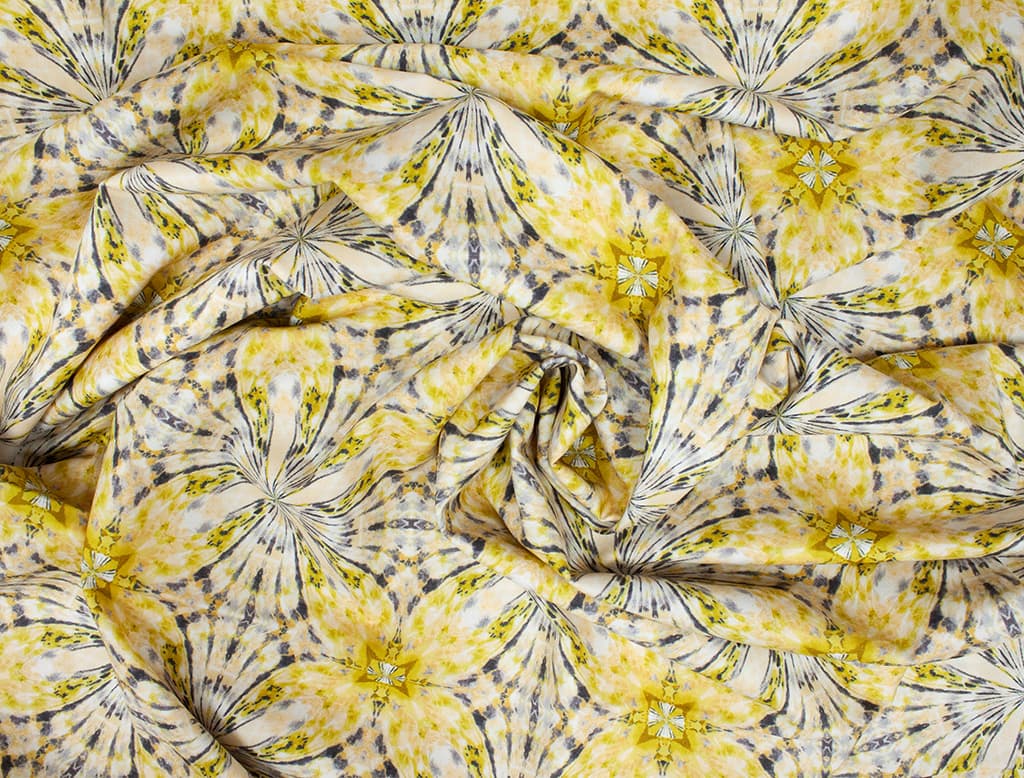 Ткань Gütermann Light Breeze (желтый калейдоскоп) - №1