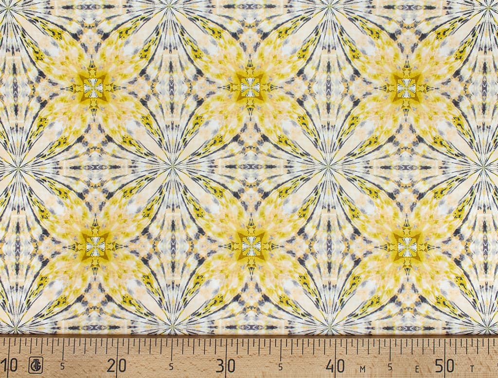 Ткань Gütermann Light Breeze (желтый калейдоскоп)