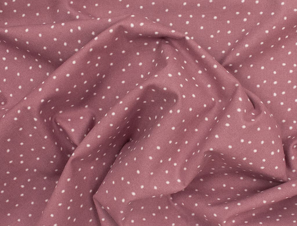 Ткань Gütermann Pemberley (бордовый в мелкий горошек) - №1