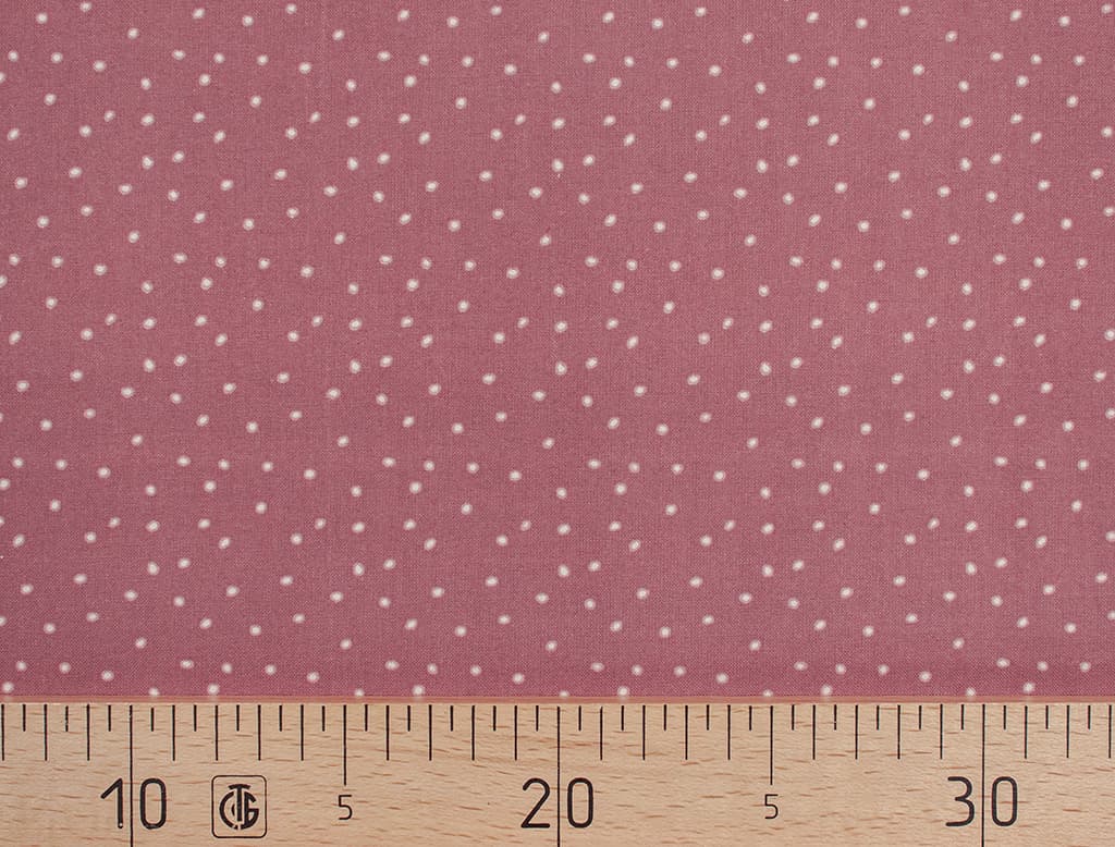 Ткань Gütermann Pemberley (бордовый в мелкий горошек)