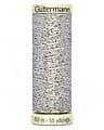 Нитки-металлик с люрексом Gütermann Metallic Effect №90 50м