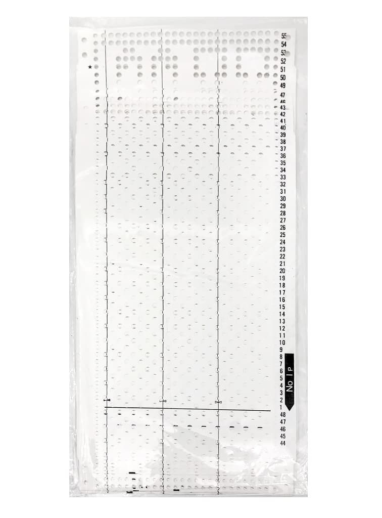 Перфокарты №1 для Brother КН260 (3 класс), 15шт