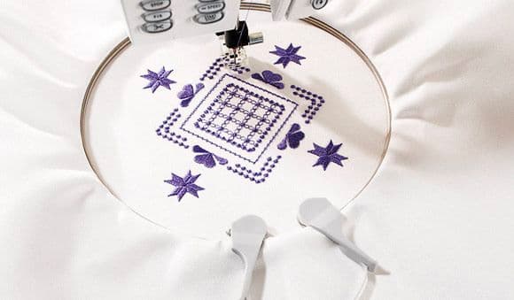 Пяльцы круглые с пружиной Spring 100х100 мм