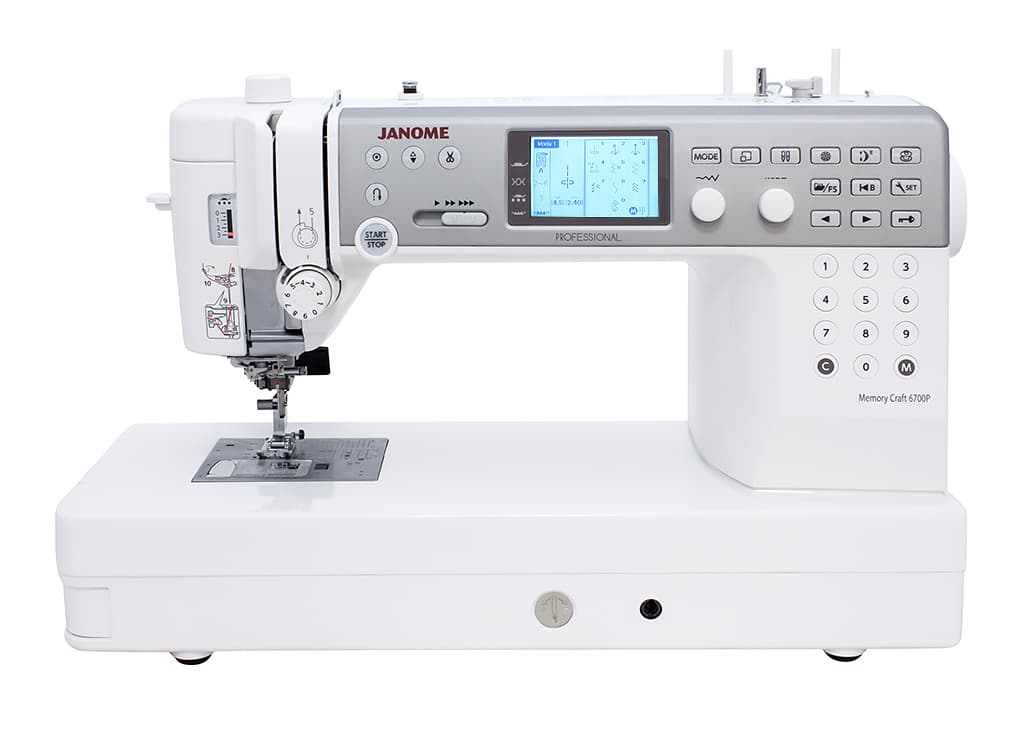 Швейная машина с микропроцессорным управлением Janome Memory Craft 6700P Professional (Уценка) - №1