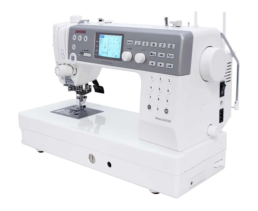 Швейная машина с микропроцессорным управлением Janome Memory Craft 6700P Professional (Уценка) - №2