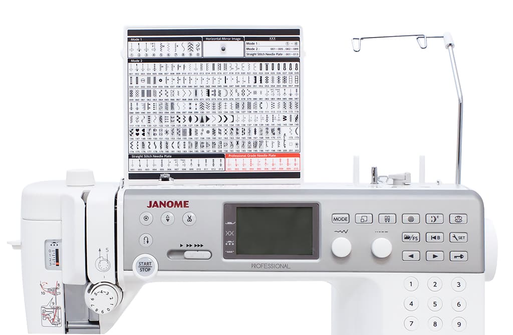 Швейная машина с микропроцессорным управлением Janome Memory Craft 6700P Professional (Уценка) - №6