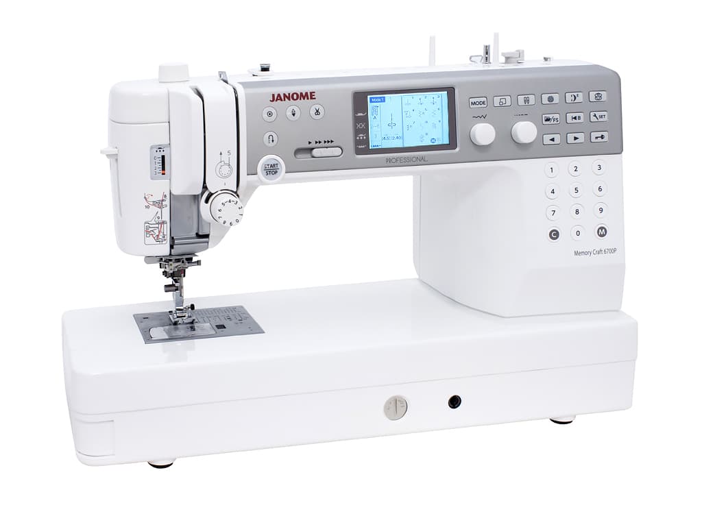 Швейная машина с микропроцессорным управлением Janome Memory Craft 6700P Professional (Уценка)