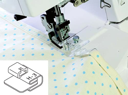 Направитель Н3 для обработки края тесьмой (для лапки M 200-801-304)