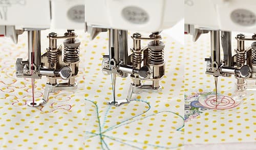 Набор для свободно-ходовой вышивки для машин с горизонтальным челноком