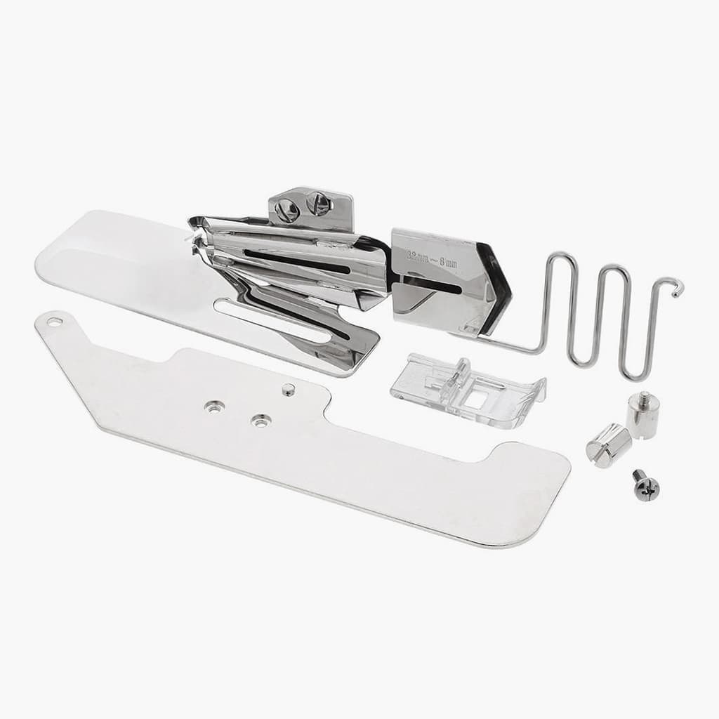 Приспособление для окантовывания бейкой 8мм (лента 32мм) + лапка с направляющей - №1