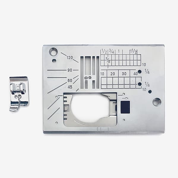 Игольная пластина и лапка для прямой строчки для Janome 3160, 11000, Family 6300, Janome 740DC*, 780DC*