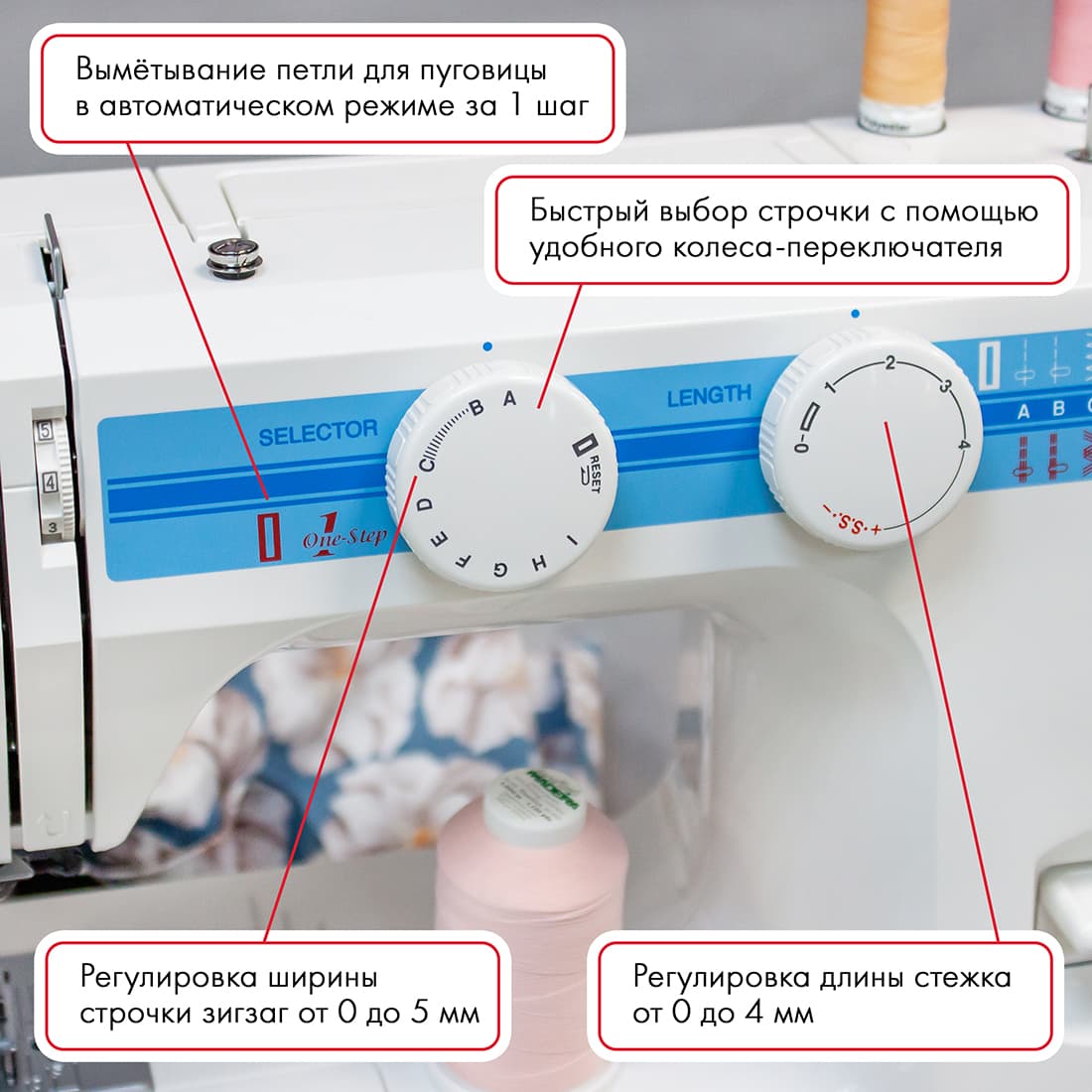 Электромеханическая швейная машина Janome TC-1216S - №3